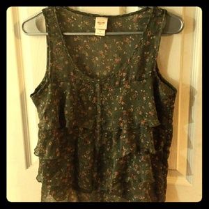 Mossimo floral tank top